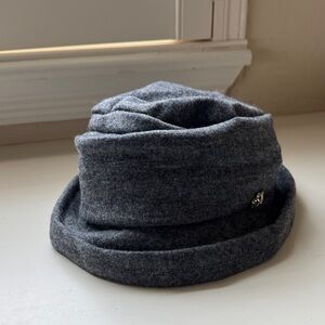 Stylish Gray Wool Hat